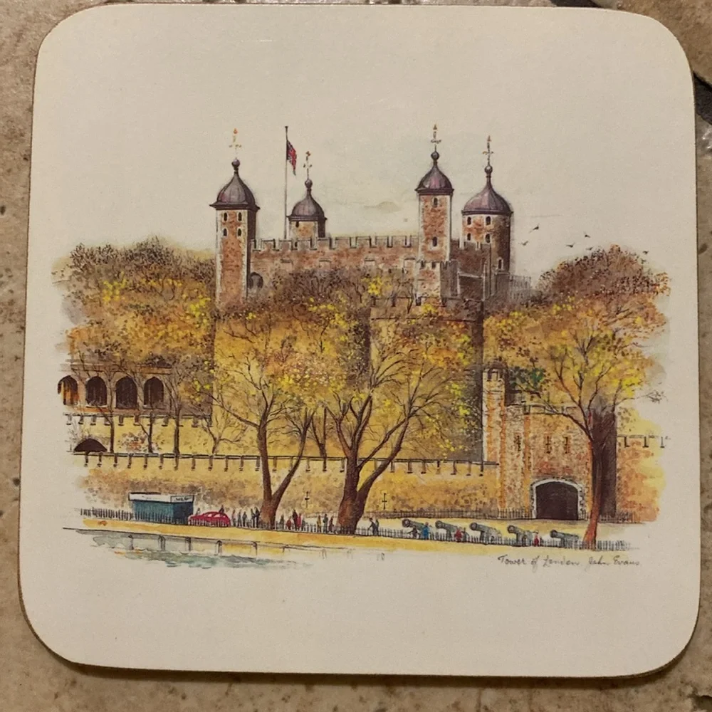 Vintage Clover Leaf London Coaster Set - Picture 10 of 10